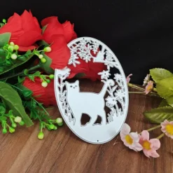 Create Cat with Metal Cutting Dies - Perfect for Card Making, Scrapbooking, Stamping & More!