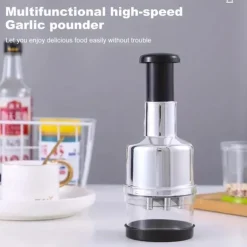 Creative Stainless Steel Garlic Cutter Onion Chopper Hand Pressure Garlic Presses Machine Kitchen Tools Kitchen Gadgets