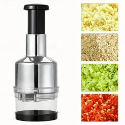 Creative Stainless Steel Garlic Cutter Onion Chopper Hand Pressure Garlic Presses Machine Kitchen Tools Kitchen Gadgets