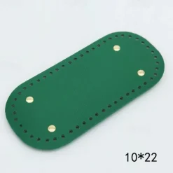 Crochet Bag Bases 3.94*8.66inch with Holes - Assorted Colors, Long Oval Shape for DIY Shoulder Bags & Crafts, Random Colors, Purse Shapers