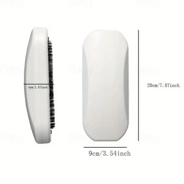 Crumb Sweeper Carpet Brush Carpet Sweeper, Handheld Rolling Ergonomic Pp Bristle Nutshell Crumb Brush Abs Cleaning Crumber for Table Bed Sofa Carpet