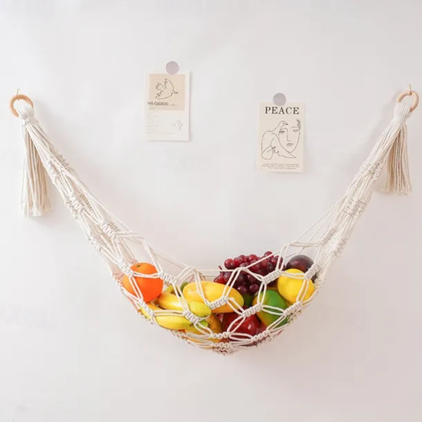 Cuddly Hammock Toy Hammock Organize Stuffed Animals and Children's Toys Bohemian Tapestry Wall Storage Bag for Nursery Bedroom Playroom