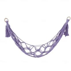 Cuddly Hammock Toy Hammock Organize Stuffed Animals and Children's Toys Bohemian Tapestry Wall Storage Bag for Nursery Bedroom Playroom