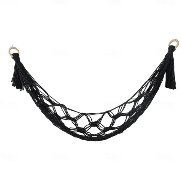 Cuddly Hammock Toy Hammock Organize Stuffed Animals and Children's Toys Bohemian Tapestry Wall Storage Bag for Nursery Bedroom Playroom