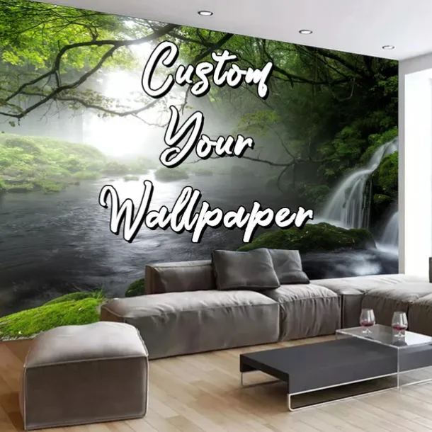Custom Wallpaper Personalized Peel and Stick Make your Own Mural 3D Livingroom Bedroom Kitchen Bathroom 24"x35"(60x90cm)