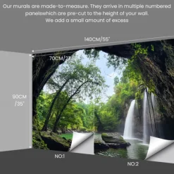 Custom Wallpaper Personalized Peel and Stick Make your Own Mural 3D Livingroom Bedroom Kitchen Bathroom 35"x55"(90x140cm)