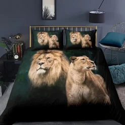 3D Bedding Cat print Print Duvet Cover Bedding Sets Comforter Cover with 1 print Print Duvet Cover or Coverlet，2 Pillowcases for Double/Queen/King