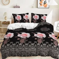 3D Bedding Galaxy Solar System Stars Cosmic Sky Vortex print Print Duvet Cover Bedding Sets Comforter Cover with 1 print Print Duvet Cover or Coverlet,2 Pillowcases for Double/Queen/King