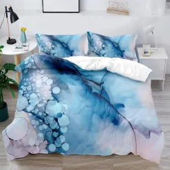 3D Bedding Marble Printed print Print Duvet Cover Bedding Sets Comforter Cover with 1 print Print Duvet Cover or Coverlet，2 Pillowcases for Double/Queen/King