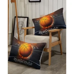 3D Bedding Sports Basketball Baseball print Print Duvet Cover Bedding Sets Comforter Cover with 1 print Print Duvet Cover or Coverlet，2 Pillowcases for Double/Queen/King