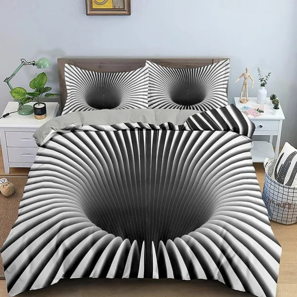 3D Bedding Vortex print Print Duvet Cover Queen King Size Bedding Sets Comforter Cover with 1 print Print Duvet Cover or Coverlet,2 Pillowcases