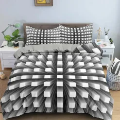 3D Bedding Vortex print Print Duvet Cover Queen King Size Bedding Sets Comforter Cover with 1 print Print Duvet Cover or Coverlet,2 Pillowcases