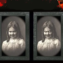 3d Halloween Lenticular Ruler Ghost Picture Frame Halloween Decoration Props Horror Craft Supplies Bachelorette Party Decor