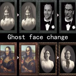 3d Halloween Lenticular Ruler Ghost Picture Frame Halloween Decoration Props Horror Craft Supplies Bachelorette Party Decor