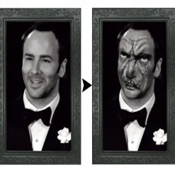 3d Halloween Lenticular Ruler Ghost Picture Frame Halloween Decoration Props Horror Craft Supplies Bachelorette Party Decor