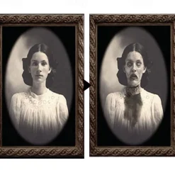 3d Halloween Lenticular Ruler Ghost Picture Frame Halloween Decoration Props Horror Craft Supplies Bachelorette Party Decor