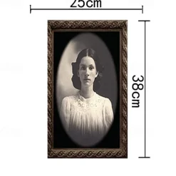 3d Halloween Lenticular Ruler Ghost Picture Frame Halloween Decoration Props Horror Craft Supplies Bachelorette Party Decor
