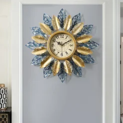 3D Large 53/60cm Wall Clock Modern Minimalist Creative Metal Silent Clocks for Home Living Room Bedroom Corridor Decoration Clocks