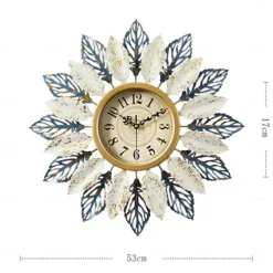 3D Large 53/60cm Wall Clock Modern Minimalist Creative Metal Silent Clocks for Home Living Room Bedroom Corridor Decoration Clocks