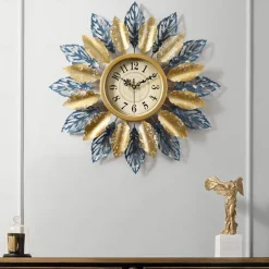 3D Large 53/60cm Wall Clock Modern Minimalist Creative Metal Silent Clocks for Home Living Room Bedroom Corridor Decoration Clocks