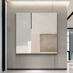 3D Oil painting handmade Beige Wabi Sabi oil painting hand painted Wall Art Black Beige pattle knife Painting Large Black orange oil painting Wall Art Beige Textured Painting for living room Decor