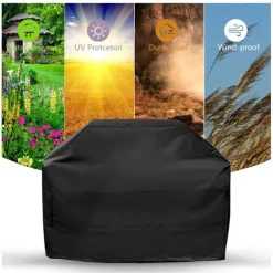 210D Oxford Cloth Barbecue Cover, Patio Furniture Set Covers, Waterproof Outdoor Grill Cover, Outdoor Cooking Tools & Accessories