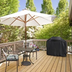 210D Oxford Cloth Barbecue Cover, Patio Furniture Set Covers, Waterproof Outdoor Grill Cover, Outdoor Cooking Tools & Accessories