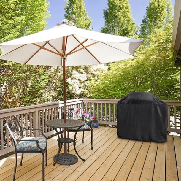 210D Oxford Cloth Barbecue Cover, Patio Furniture Set Covers, Waterproof Outdoor Grill Cover, Outdoor Cooking Tools & Accessories