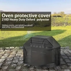 210D Oxford Cloth Barbecue Cover, Patio Furniture Set Covers, Waterproof Outdoor Grill Cover, Outdoor Cooking Tools & Accessories
