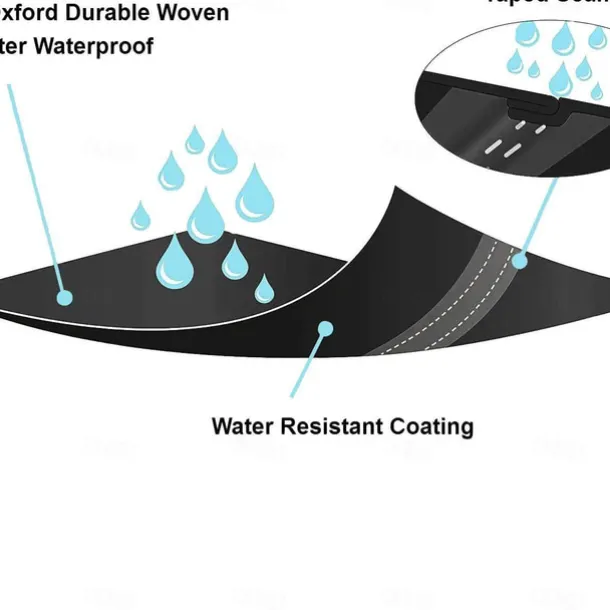 210D Oxford Cloth Barbecue Cover, Patio Furniture Set Covers, Waterproof Outdoor Grill Cover, Outdoor Cooking Tools & Accessories