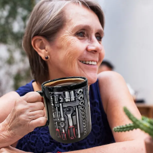 3D Print Mechanic Toolbox Set Mug, Ceramic Coffee Mug, Mechanic Toolbox Print Cup,Gifts for Men