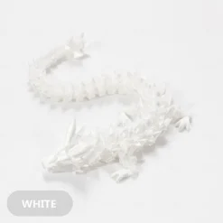 3D Printed Crystal Dragon Gem Dragon 3D Articulated Dragon Toys Rotatable and Dragon Chinese Flexible Realistic Ornament