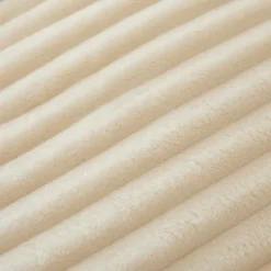 3D Ribbed Jacquard Fleece Flannel Velvet Plush Decorative Bed Blanket - Super Soft, Plush, Fluffy, Fuzzy, Warm, Cozy Perfect for Couch, Bed, Sofa in Fall Winter