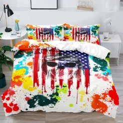 3D Street Art Graffiti Series Print Duvet Cover Bedding Sets Comforter Cover with 1 Print Duvet Cover or Coverlet，2 Pillowcases for Double/Queen/King