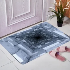3D Vortex Door Mat Anti-Slip Non Skid Outdoor Rug Floor Mat Area Rug Front Door Livingroom Bedroom 1pc