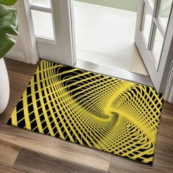 3D Vortex Doormat Kitchen Mat Floor Mat Non-Slip Area Rug Oil Proof Rug Indoor Outdoor Mat Bedroom Decor Bathroom Mat Entrance Rug Optical Illusion