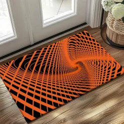 3D Vortex Doormat Kitchen Mat Floor Mat Non-Slip Area Rug Oil Proof Rug Indoor Outdoor Mat Bedroom Decor Bathroom Mat Entrance Rug Optical Illusion