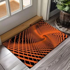 3D Vortex Doormat Kitchen Mat Floor Mat Non-Slip Area Rug Oil Proof Rug Indoor Outdoor Mat Bedroom Decor Bathroom Mat Entrance Rug Optical Illusion