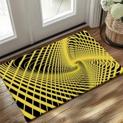 3D Vortex Doormat Kitchen Mat Floor Mat Non-Slip Area Rug Oil Proof Rug Indoor Outdoor Mat Bedroom Decor Bathroom Mat Entrance Rug Optical Illusion