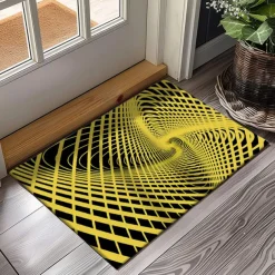 3D Vortex Doormat Kitchen Mat Floor Mat Non-Slip Area Rug Oil Proof Rug Indoor Outdoor Mat Bedroom Decor Bathroom Mat Entrance Rug Optical Illusion