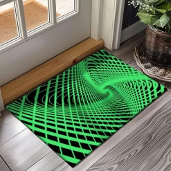 3D Vortex Doormat Kitchen Mat Floor Mat Non-Slip Area Rug Oil Proof Rug Indoor Outdoor Mat Bedroom Decor Bathroom Mat Entrance Rug Optical Illusion
