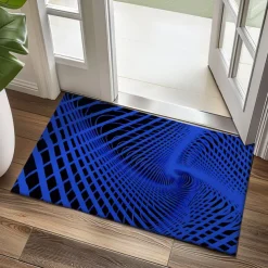 3D Vortex Doormat Kitchen Mat Floor Mat Non-Slip Area Rug Oil Proof Rug Indoor Outdoor Mat Bedroom Decor Bathroom Mat Entrance Rug Optical Illusion