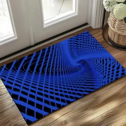 3D Vortex Doormat Kitchen Mat Floor Mat Non-Slip Area Rug Oil Proof Rug Indoor Outdoor Mat Bedroom Decor Bathroom Mat Entrance Rug Optical Illusion