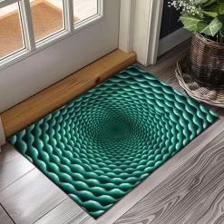 3D Vortex Doormat Kitchen Mat Floor Mat Non-Slip Area Rug Oil Proof Rug Indoor Outdoor Mat Bedroom Decor Bathroom Mat Entrance Rug Optical Illusion
