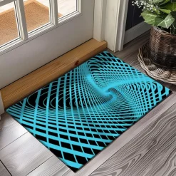 3D Vortex Doormat Kitchen Mat Floor Mat Non-Slip Area Rug Oil Proof Rug Indoor Outdoor Mat Bedroom Decor Bathroom Mat Entrance Rug Optical Illusion
