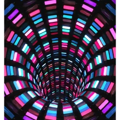 3D Vortex 3-Piece Duvet Cover Set Hotel Bedding Sets Comforter Cover with Soft Lightweight Microfiber,1 Duvet Cover, 2 Pillowcases for Double/Queen/King(1 Pillowcase for Twin/Single) coverlet