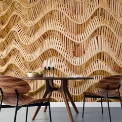 3D Wood Mural Wallpaper Wall Sticker Covering Print Peel and Stick PVC / Vinyl Material Self Adhesive / Adhesive Required Wall Decor Wall Mural for Living Room Bedroom