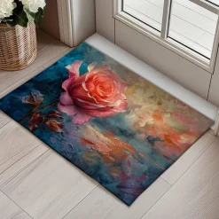 Daisy Flowers Doormat Kitchen Mat Floor Mat Non-Slip Area Rug Oil Proof Rug Indoor Outdoor Mat Bedroom Decor Bathroom Mat Entrance Rug