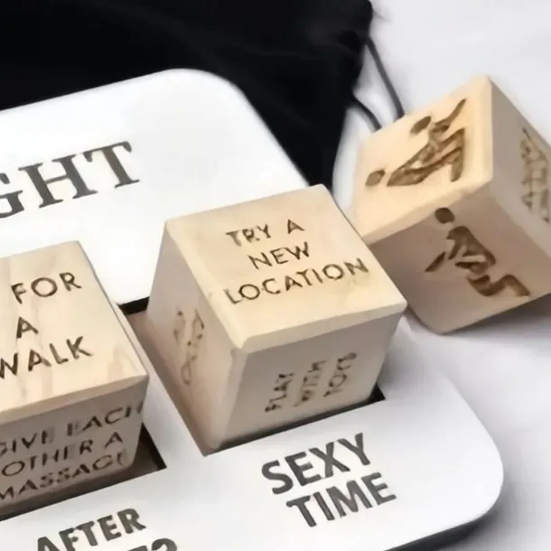 Date Night Dice After Dark Edition | 5th Anniversary Gift | Couples Gift | Wedding or Engagement Gift-Valentine's Day Gift