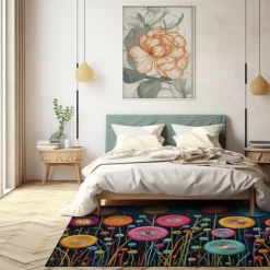 Deadlion Quilting Area Rug Kitchen Mat Non-Slip Oil Proof Floor Mat Livingroom Rug Indoor Outdoor Mat Bedroom Decor Bathroom Mat Entrance Rug Door Mat